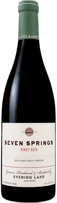 photo du vin Seven Springs Pinot Noir 2019