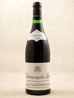 photo Chapoutier Châteauneuf du Pape 1978