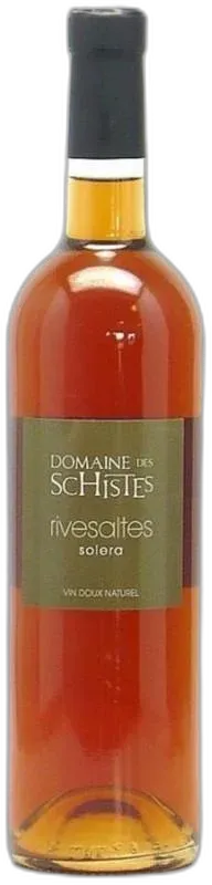vue du vin Domaine des Schistes Rivesaltes Ambre Solera