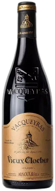 image du vin Vacqueyras Vieux Clocher Domaine Arnoux & Fils