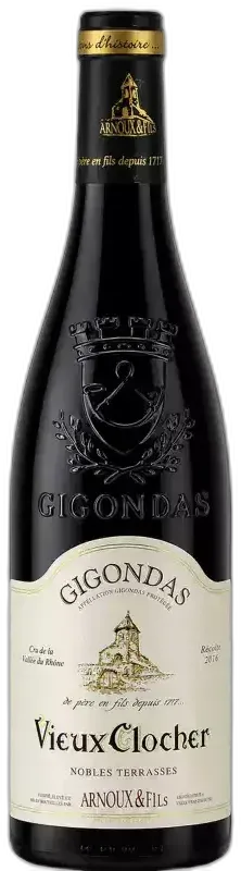 image du vin Arnoux & Fils Vieux Clocher Vin de l’Aoc Gigondas