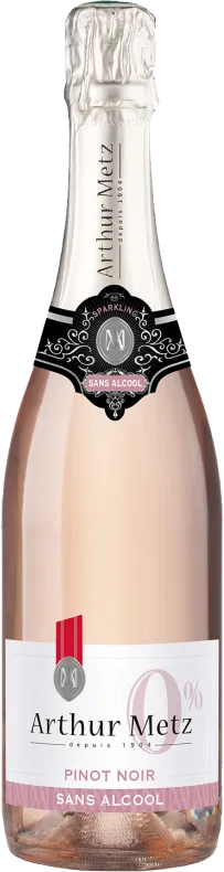 photos du vin Pinot Noir Rosé Désalcoolisé Effervescent