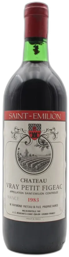 photo du vin Figeac Saint Emilion