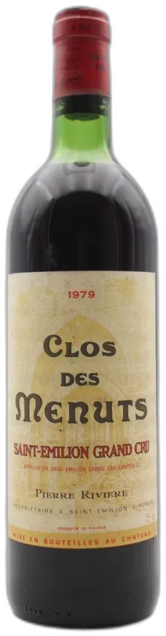 photo du vin Clos des Menuts