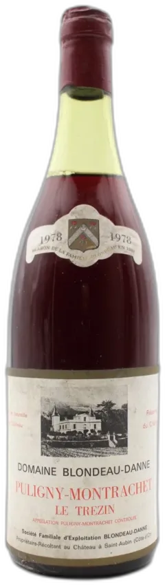photo du vin Blondeau Danne Puligny Montrachet "le Trézin" Rouge