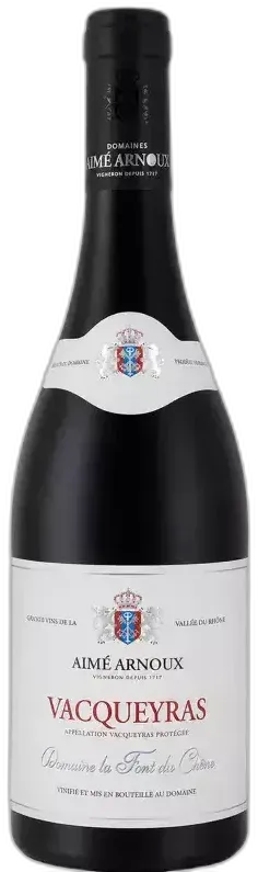 image du vin Vacqueyras Vieux Clocher Domaine Arnoux & Fils