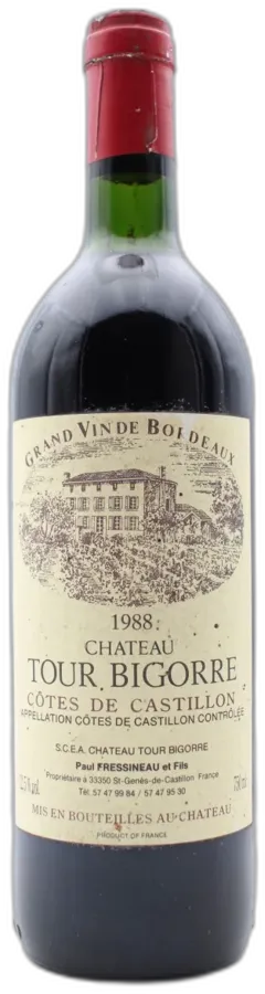 photo du vin Château Tour Bigorre