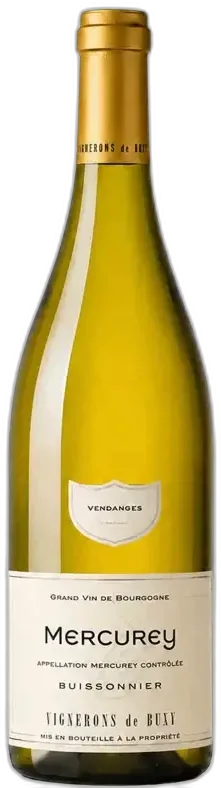 image du vin Mercurey Buissonnier Bourgogne Blanc Par les Vignerons de Buxy
