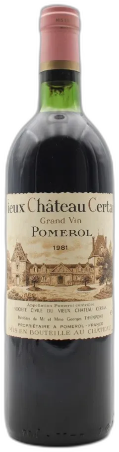 aperçu du vin Vieux Château Certan