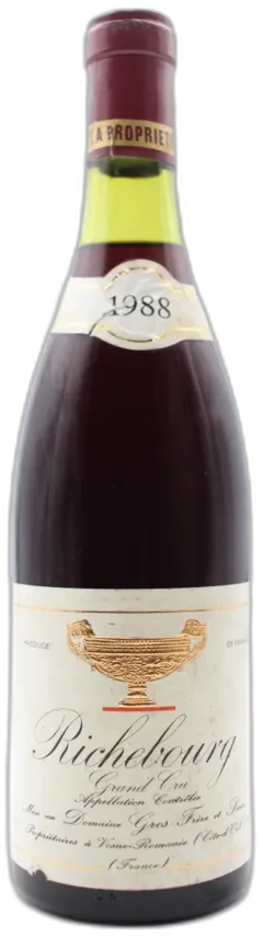 illustration du vin Domaine Gros Frère et Soeur Vosne Romanée Aop Rouge