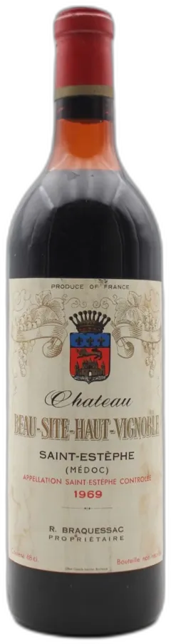 aperçu du vin Château Beau-Site-Haut-Vignoble