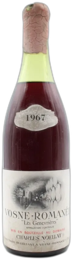 vue du vin Vosne-Romanée "les Genevrières" Domaine Charles Noellat