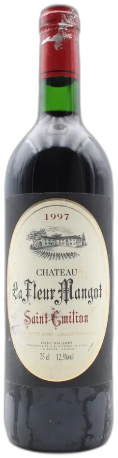 vue du vin Château la Fleur Mangot 1997 Saint-Emilion