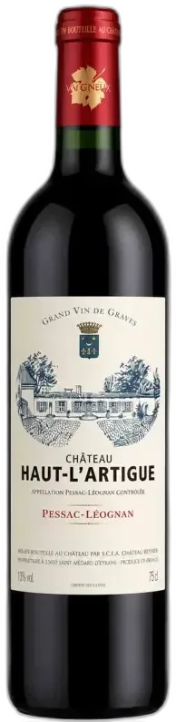 photo du vin Château Haut-l’Artigue 2021 Pessac Léognan