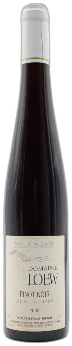 photo du vin Domaine Loew Pinot Noir 2000