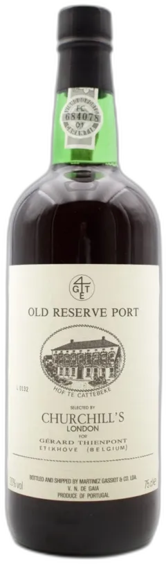 image du vin Old Reserve Port Selected by Churchill’s For Gérard Thienpont