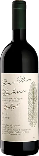 photo Bruno Rocca Barbaresco Riserva Rabajà 2019
