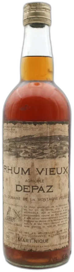 image du vin Depaz Vieux Rhum "Plantations de la Montagne Pelée"