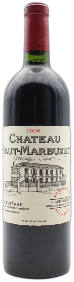 illustration du vin Château Haut Marbuzet