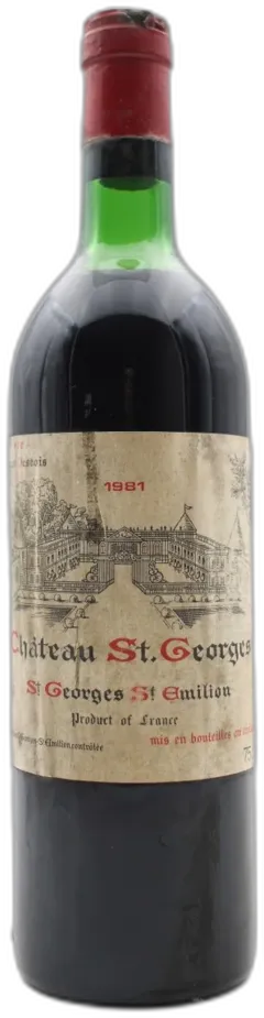 photo du vin Château Saint Georges Côte Pavie