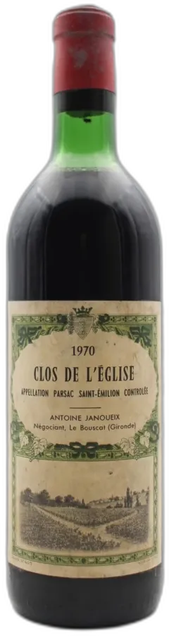 capture du vin Clos de l’Eglise 1970