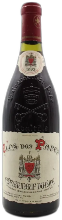 vue du vin Châteauneuf du Pape Rouge Clos des Papes Domaine Paul Avril