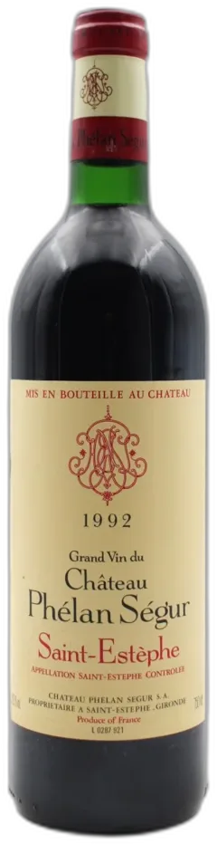 photo du vin Chateau Phelan Segur