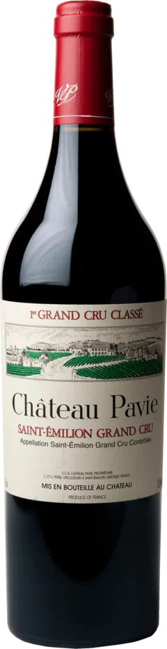vue du vin Chateau Pavie