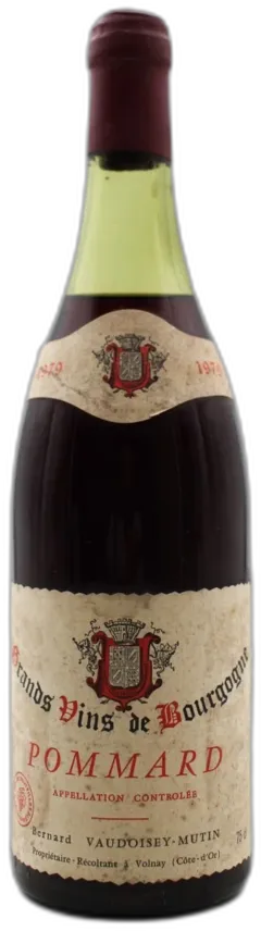 aperçu du vin Vaudoisey Mutin Pommard 1999