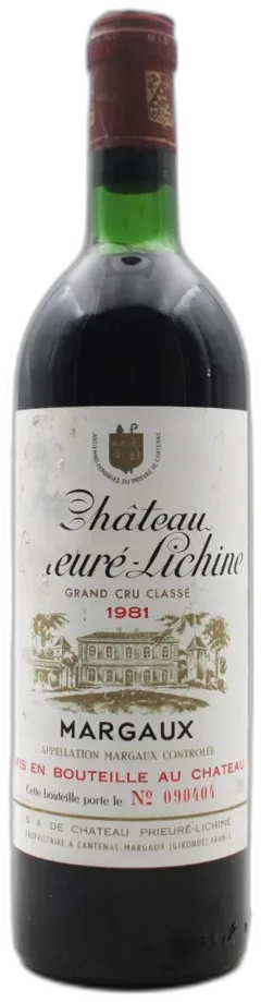 photo du vin Prieuré Lichine
