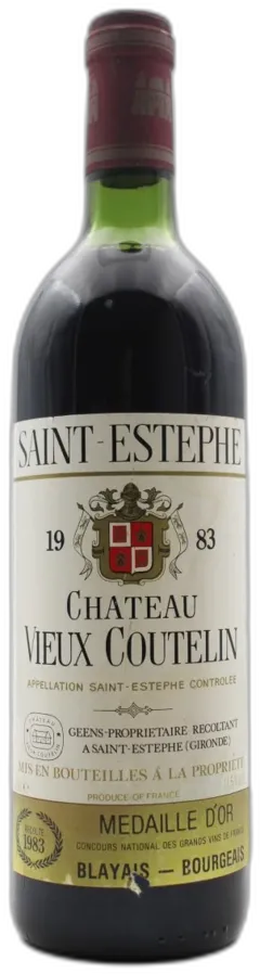 photo du vin Château Vieux Coutelin