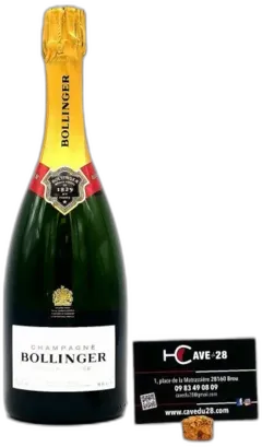 photo du vin Champagne Bollinger Special Cuvee Brut Blanc