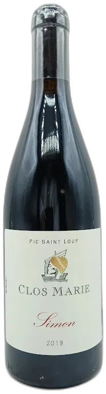 illustration du vin Pic Saint-Loup Clos Marie Cuvée Simon Christophe Peyrus et Françoise Julien