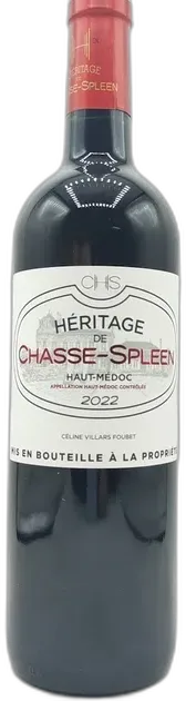 photo du vin Ermitage de Chasse Spleen Haut Médoc