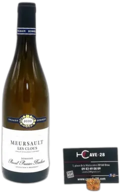 vue du vin Meursault les Clous Domaine Prunier-Bonheur
