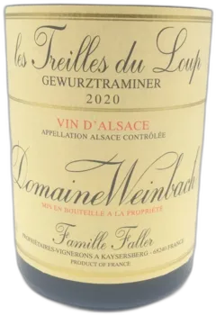 image du vin Domaine Weinbach Gewurztraminer les Treilles du Loup