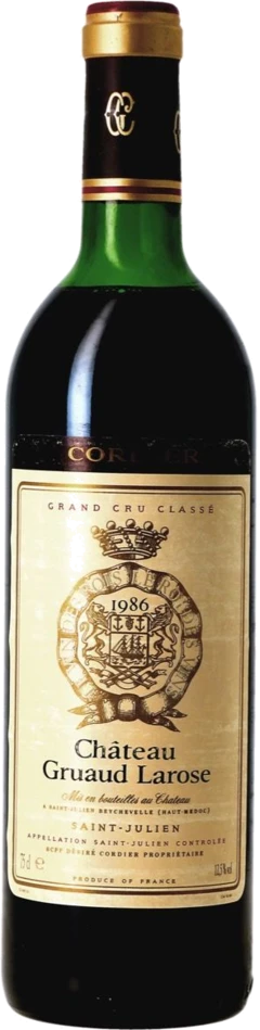 photo Château Gruaud Larose, 2ème Cru Classé, 1986