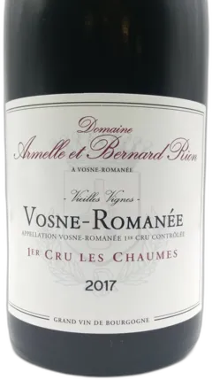 image du vin Armelle et Bernard Rion Vosne Romanée 1er Cru les Chaumes
