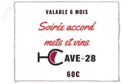illustration du vin Soirée Accords Mets et Vins Bon Soirée Valable 6 Mois