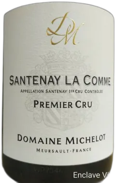 photo du vin Domaine Michelot Santenay la Comme
