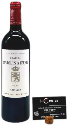aperçu du vin Château Marquis de Terme Rouge