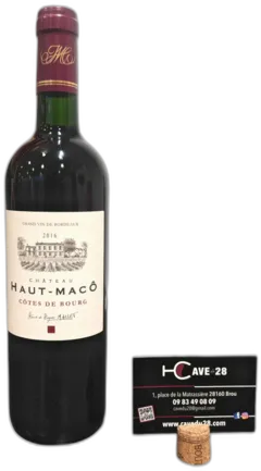 capture du vin Château Haut Maco