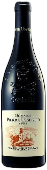 vue du vin Domaine Pierre Usseglio Châteauneuf-du-Pape Cuvée de Mon Aïeul