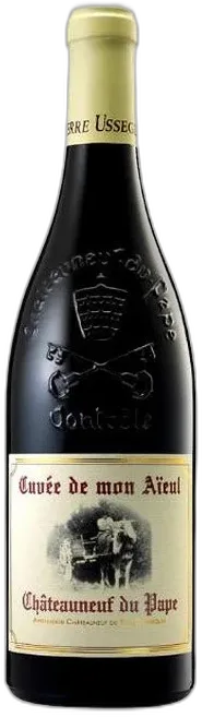 vue du vin Domaine Pierre Usseglio Châteauneuf-du-Pape Cuvée de Mon Aïeul