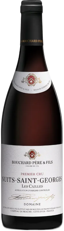 vue du vin Bouchard Père et Fils Nuits Saint Georges Premier Cru les Cailles Rouge
