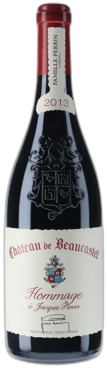 photo du vin Châteauneuf-du-Pape Château de Beaucastel Hommage à Jacques Perrin Famille Perrin