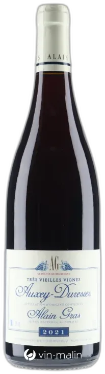 photo du vin Alain Gras "Auxey-Duresses Très Vieilles Vignes" Auxey-Duresses Rouge