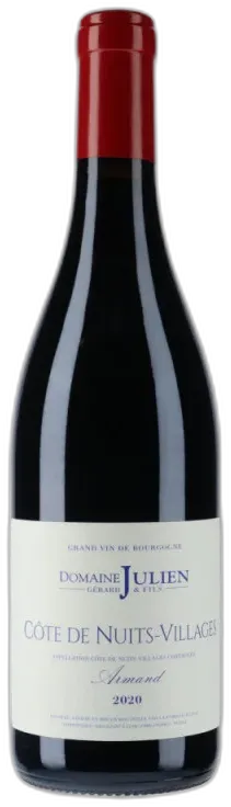 aperçu du vin Aoc Côte de Nuits Village "Armand" Domaine Gérard Julien & Fils