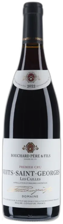 vue du vin Bouchard Père et Fils Nuits Saint Georges Premier Cru les Cailles Rouge