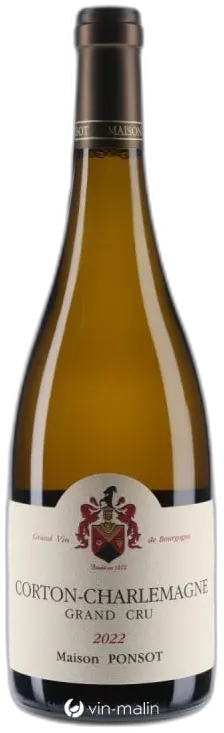 vue du vin Corton-Charlemagne Grand Cru Ponsot